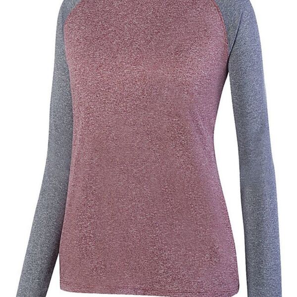 Women's Kinergy Two Color Long Sleeve Raglan T-Shirt Thumbnail