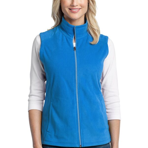 ++Ladies Microfleece Vest Thumbnail